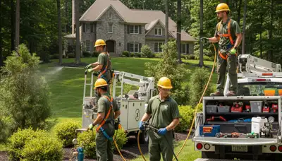 Professional deer deterrent service protecting trees and landscaping in Indianapolis, IN