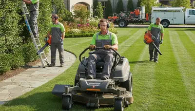 Arbor Tree Care crew providing tree trimming services in Indianapolis, IN