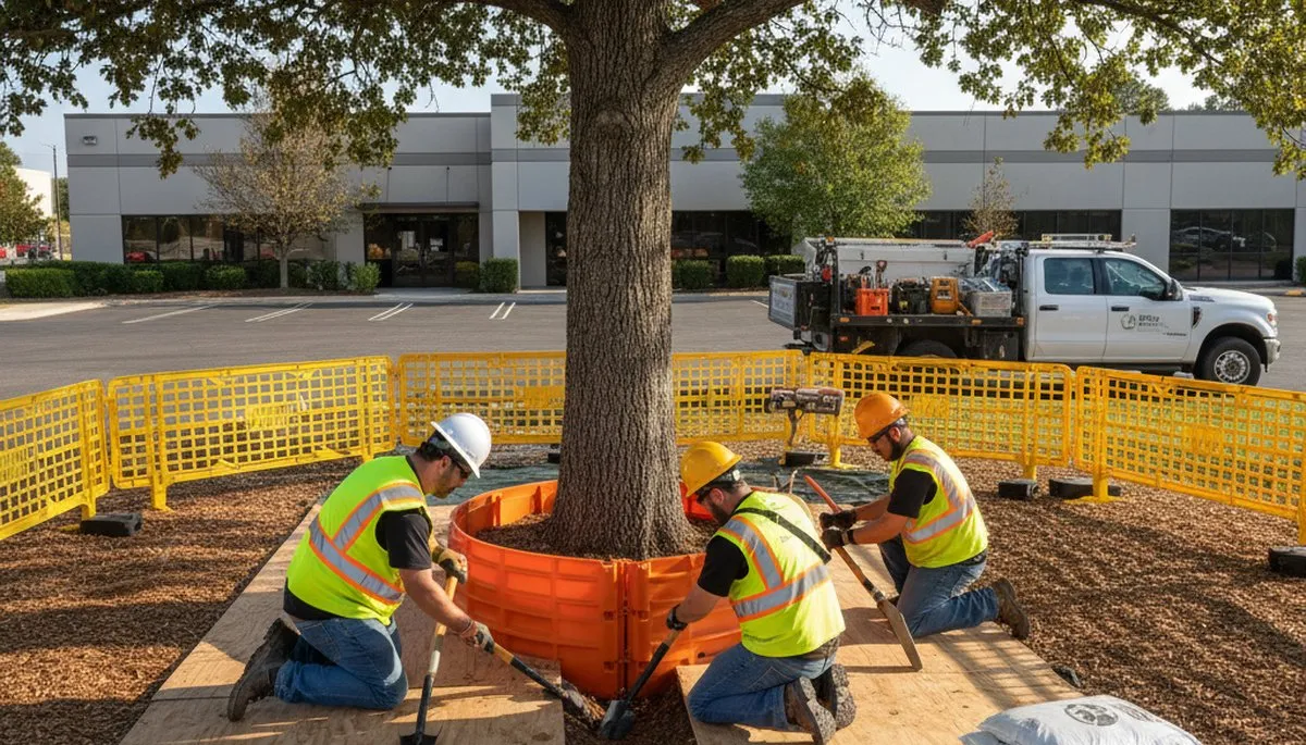 Root protection services in Indianapolis, IN for healthy trees and property safety