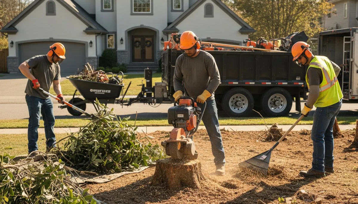 Indianapolis, IN shrub removal service for safe, efficient overgrown shrub clearing