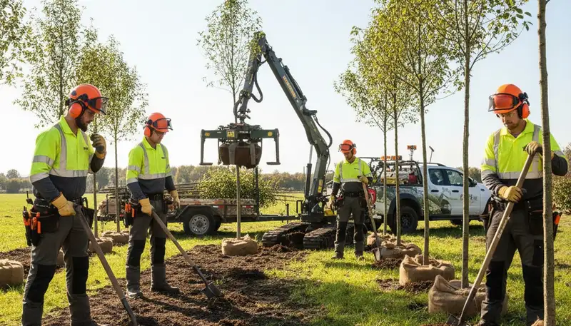 Tree planting service in Indianapolis, IN by Arbor Tree Care for residential and commercial properties