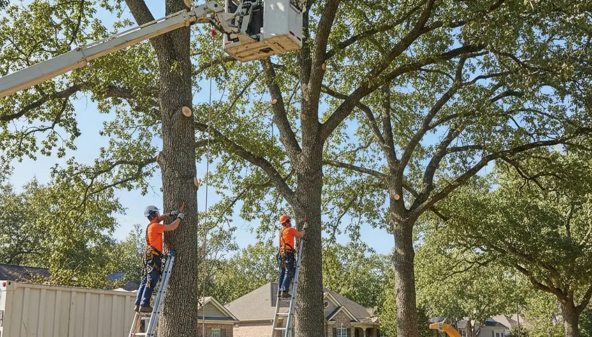 Indianapolis, IN arborist pruning tree branches for safer, healthier growth