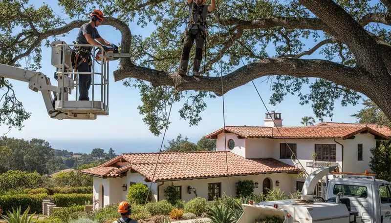 Tree service team providing tree trimming in Indianapolis, IN